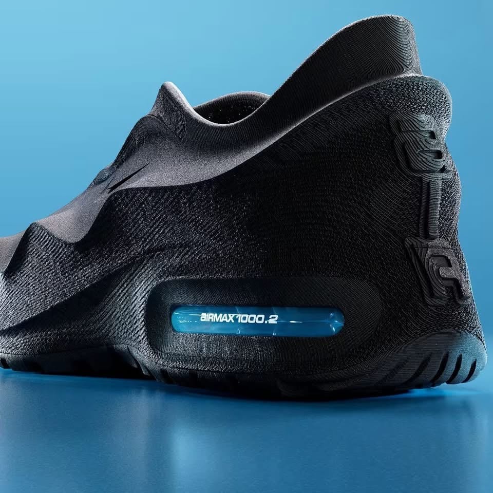 Nike Air Max 1000.2 Glacier Blue heel detail