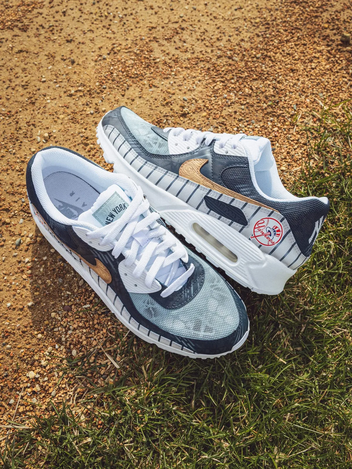 New York Yankees Air Max 90 — custom Nike Air Max 90