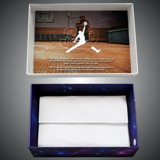 The 30th-anniversary Space Jam packaging